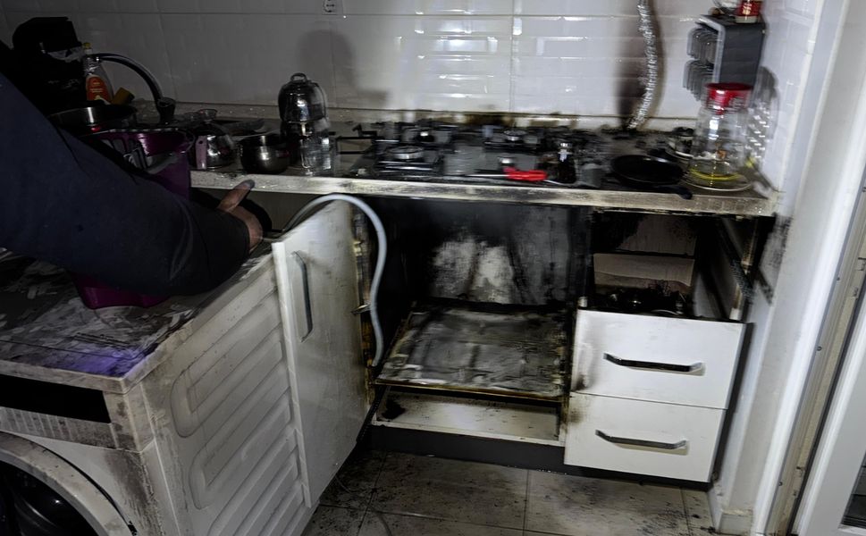 Kültür Mahallesi’nde Korkutan Mutfak Yangını: Faciadan Dönüldü