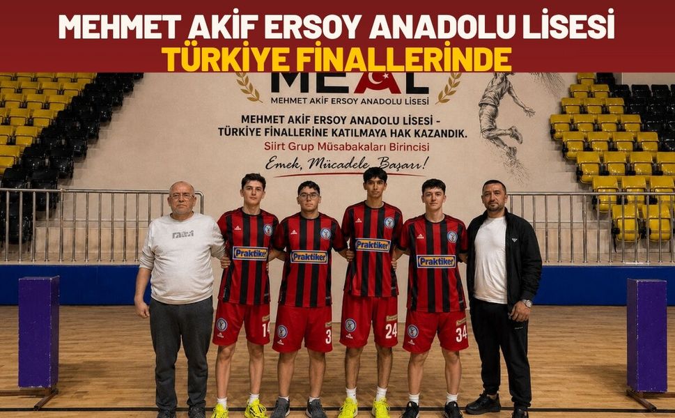 Mehmet Akif Ersoy Anadolu Lisesi Türkiye Finallerinde