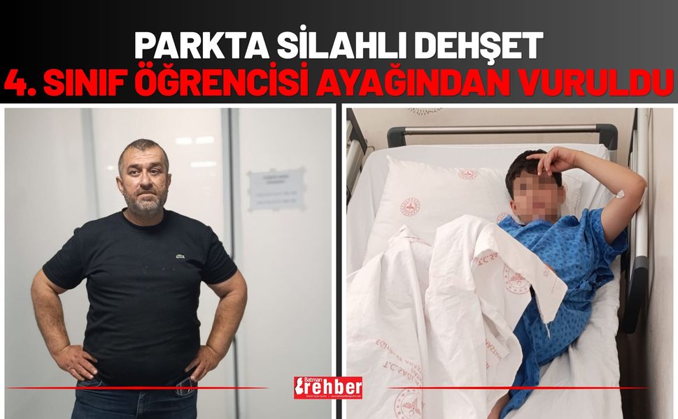 Parkta Silahlı Dehşet: 4. Sınıf Öğrencisi Ayağından Vuruldu