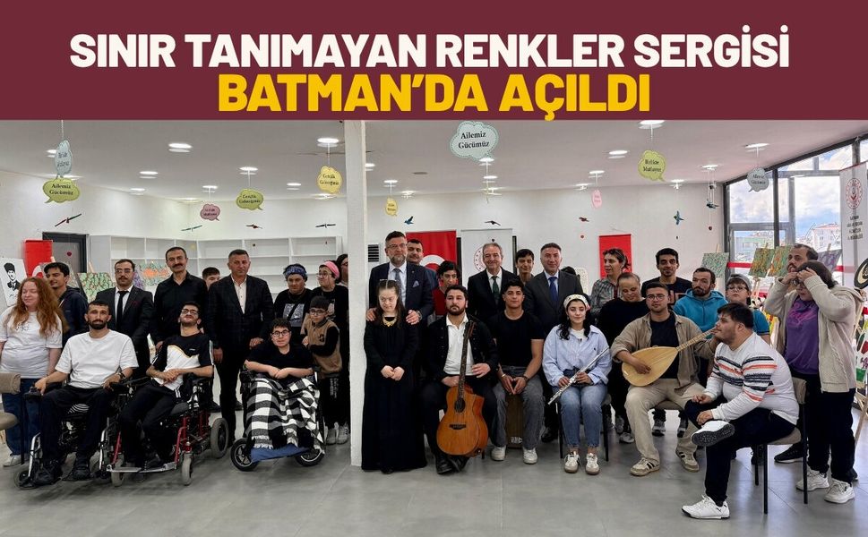 Sınır Tanımayan Renkler Sergisi Batman’da Açıldı