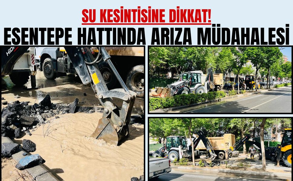 Su Kesintisine Dikkat: Esentepe Hattında Arıza Müdahalesi