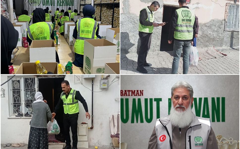 Umut Kervanı'ndan bayram öncesi 500 aileye destek