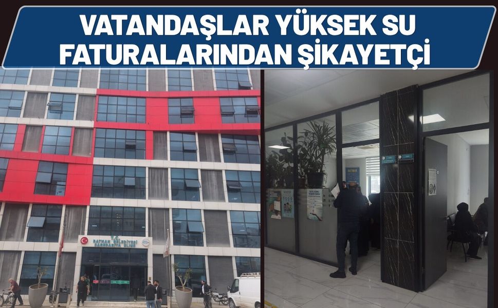 Vatandaşlar Yüksek Su Faturalarından Şikayetçi