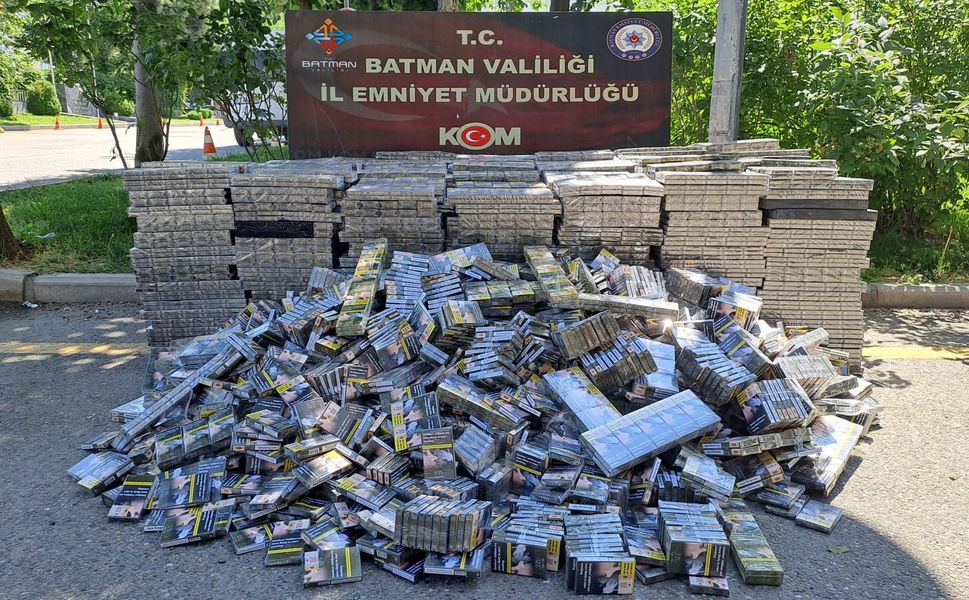 Hasankeyf Yolunda Kaçak Sigara Operasyonu