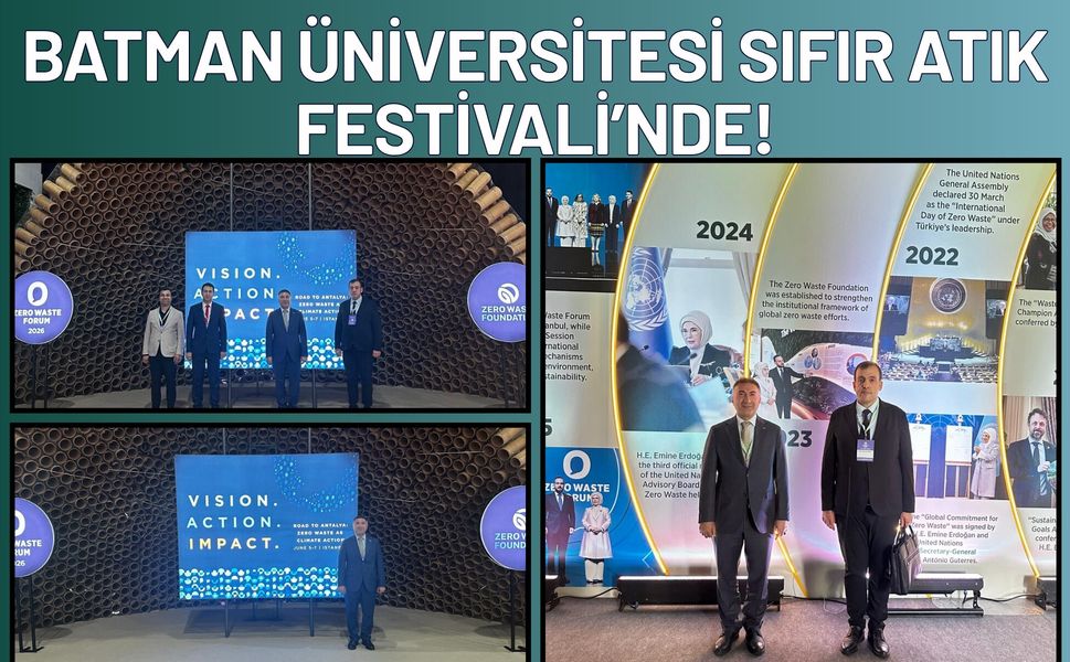 Batman Üniversitesi Sıfır Atık Festivali’nde!
