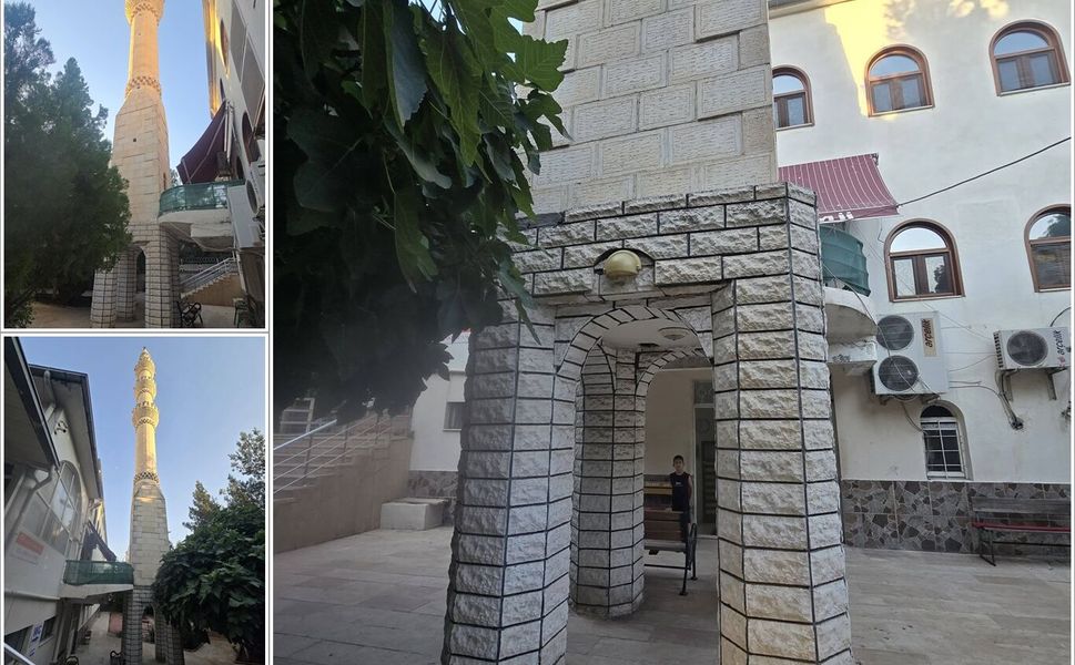 Batman'da 4 ayaklı minareli camii görenleri şaşırtıyor