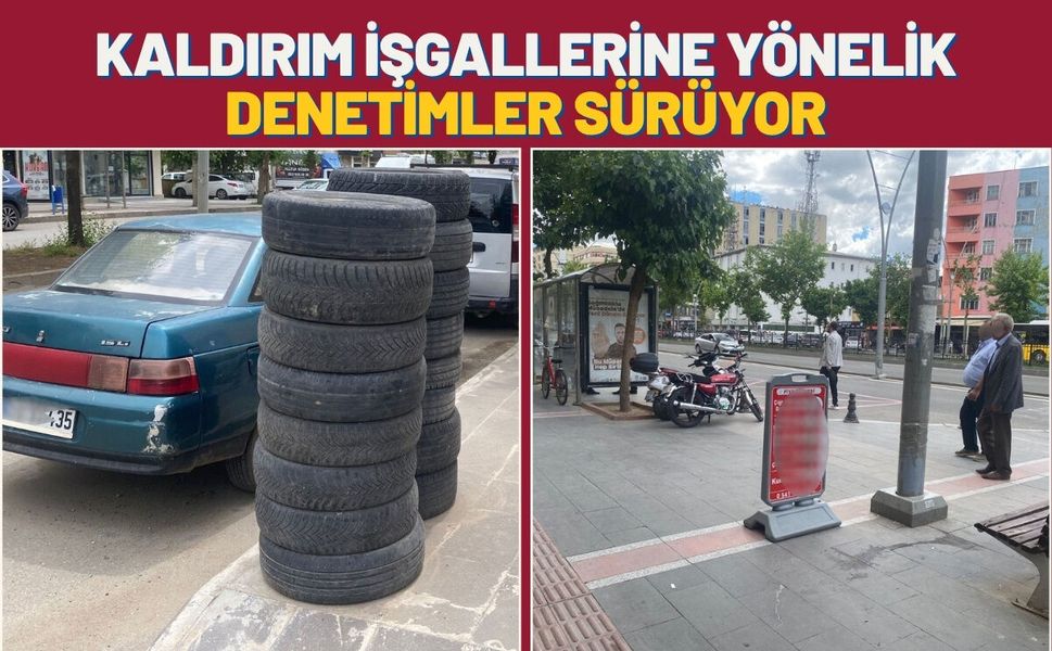 Batman’da Kaldırım İşgallerine Yönelik Denetimler Sürüyor
