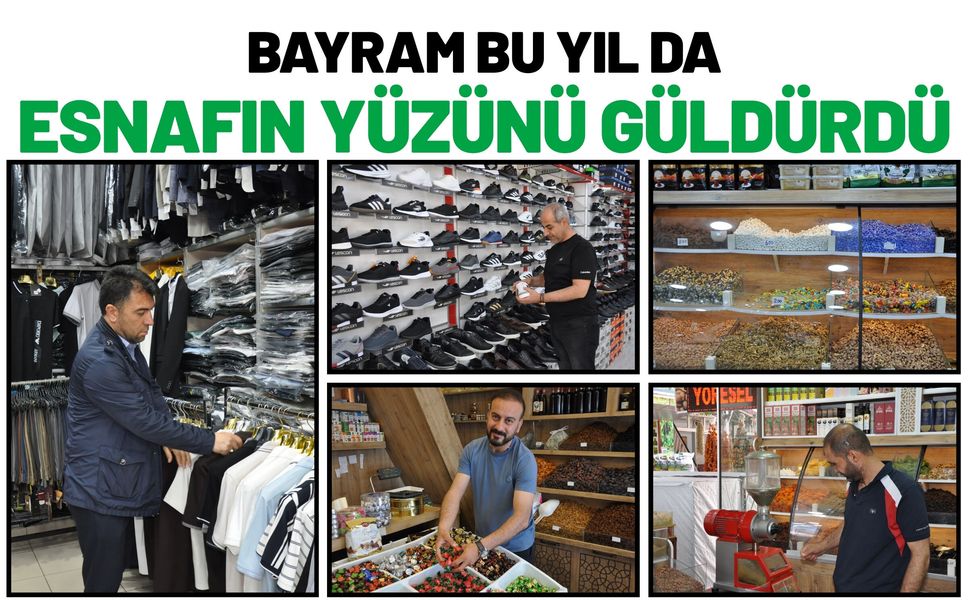 Bayram Bu Yıl da Esnafın Yüzünü Güldürdü