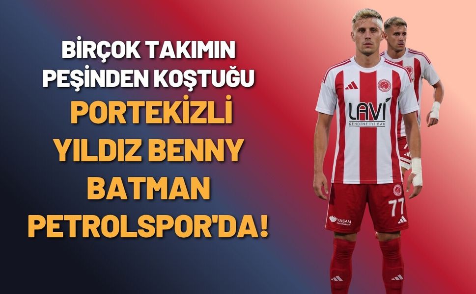 Birçok Takımın Peşinden Koştuğu Portekizli Yıldız Benny Batman Petrolspor'da!