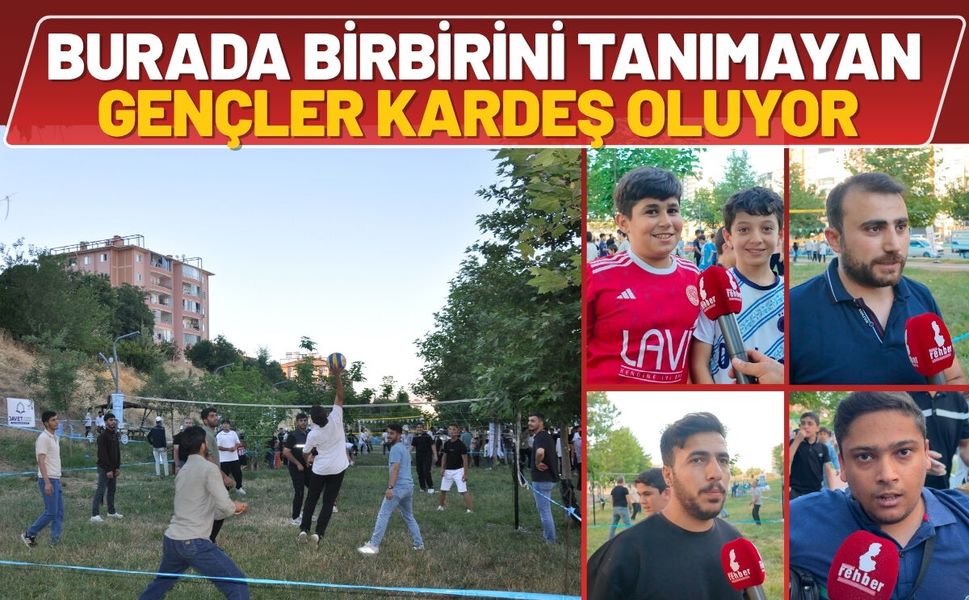 Burada Birbirini Tanımayan Gençler Kardeş Oluyor