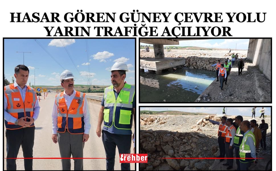 Hasar Gören Güney Çevre Yolu Yarın Trafiğe Açılıyor