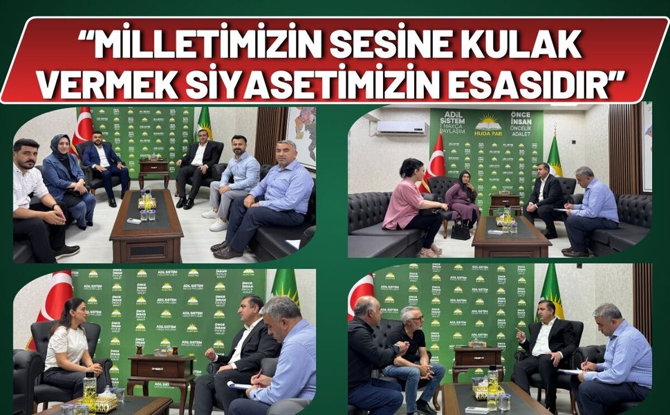 “Milletimizin Sesine Kulak Vermek Siyasetimizin Esasıdır”