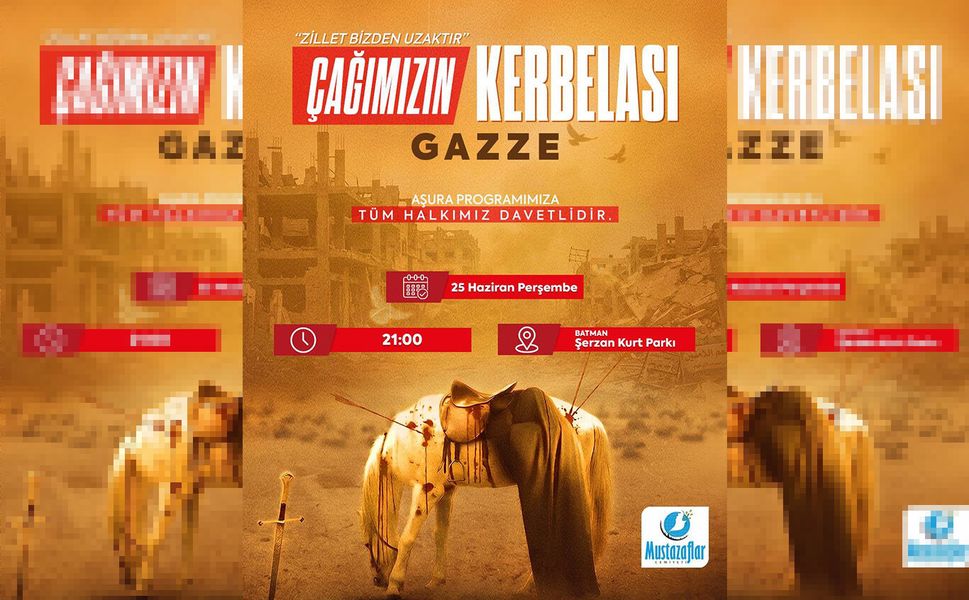 Mustazaflar Cemiyeti'nden 'Çağımızın Kerbelası: Gazze' programına davet