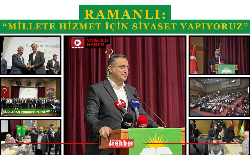 Ramanlı: “Millete Hizmet İçin Siyaset Yapıyoruz”