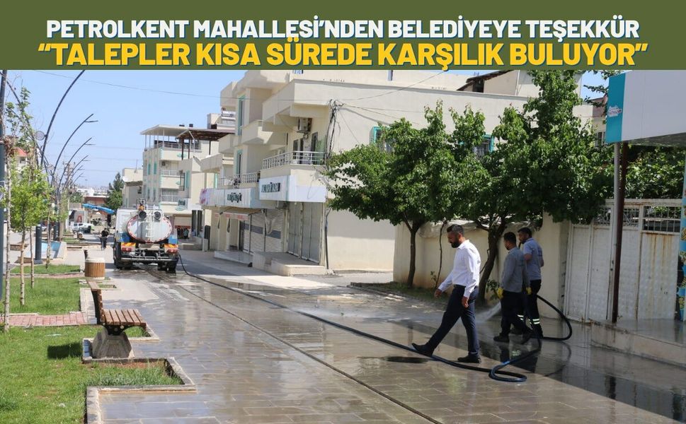 Petrolkent Mahallesi’nden Belediyeye Teşekkür: “Talepler Kısa Sürede Karşılık Buluyor”