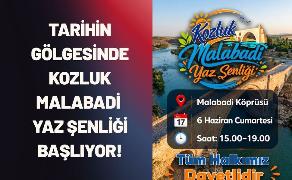 Tarihin Gölgesinde Kozluk Malabadi Yaz Şenliği Başlıyor!