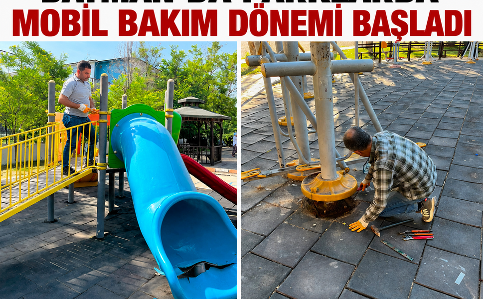 Parklarda Mobil Bakım Dönemi Başladı