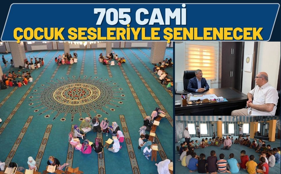 705 Cami Çocuk Sesleriyle Şenlenecek