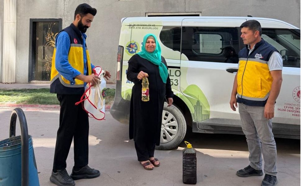 Batman’da Atık Yağını Getirene Ayçiçek Yağı
