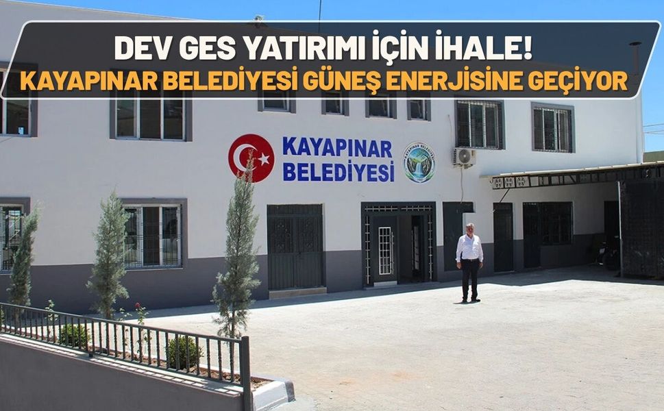 Dev GES Yatırımı İçin İhale! Kayapınar Belediyesi Güneş Enerjisine Geçiyor