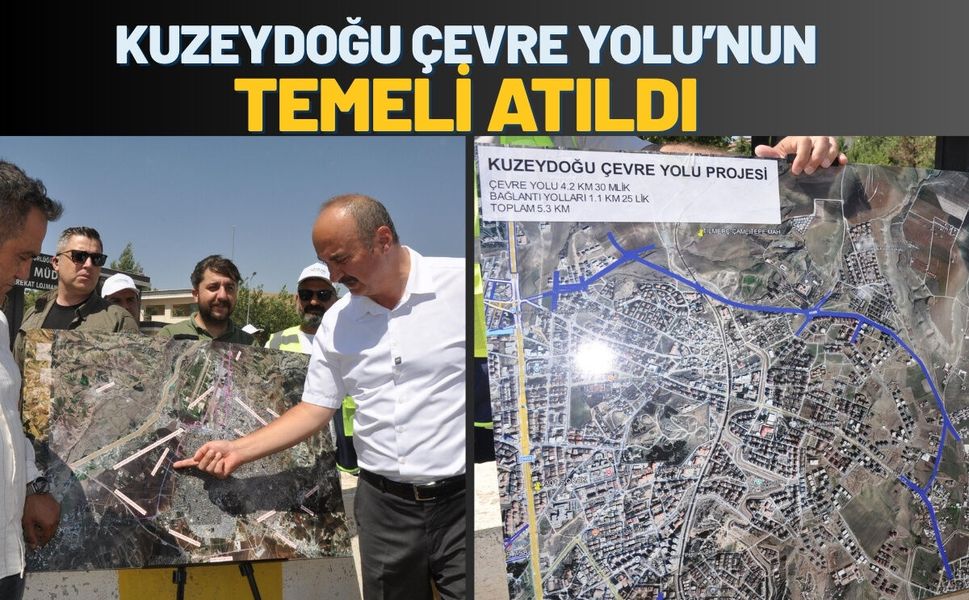 Batman’da Kuzeydoğu Çevre Yolu’nun Temeli Atıldı