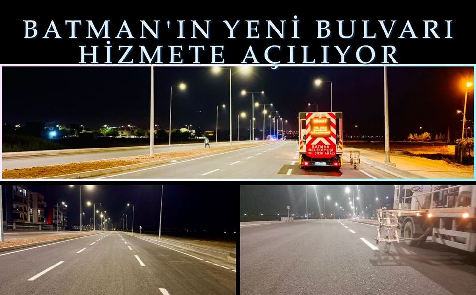 Batman'ın Yeni Bulvarı Hizmete Açılıyor