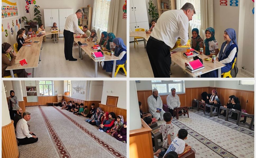 Belediye Başkanı Özhan, çocuklara eğitimin ve okumanın önemini anlattı
