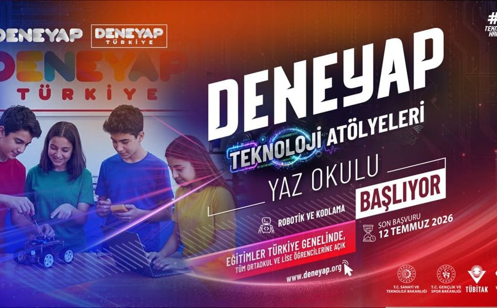 DENEYAP Teknoloji Atölyesi'nde yaz okulu eğitimleri başladı