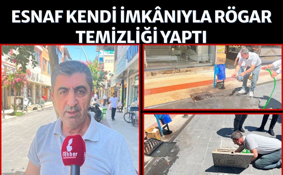 Esnaf Kendi İmkânıyla Rögar Temizliği Yaptı