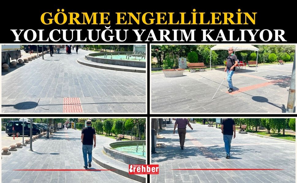 Görme Engellilerin Yolculuğu Yarım Kalıyor