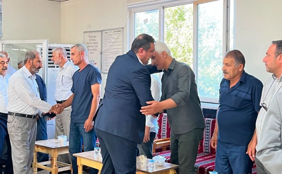 Milletvekili Ramanlı ve Hüda Par Heyetinden Direk Ailesine Taziye Ziyareti