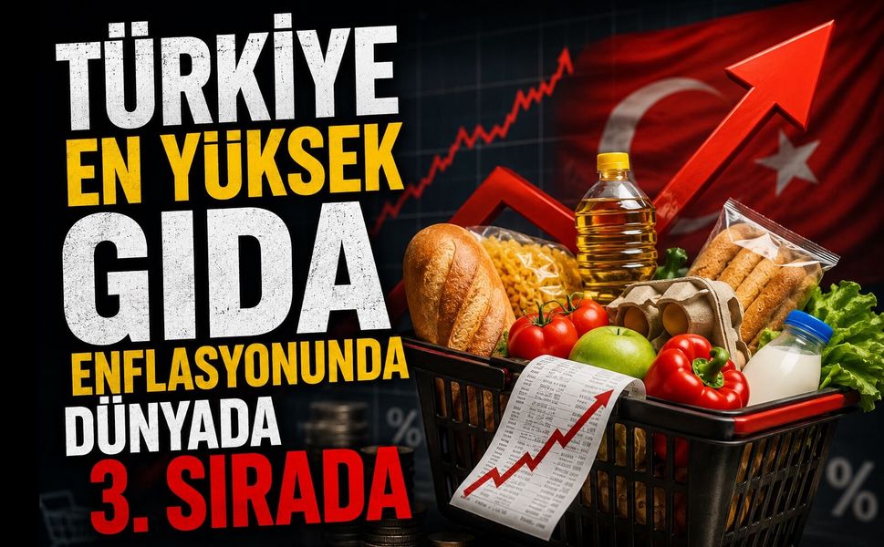 Türkiye En Yüksek Gıda Enflasyonunda Dünyada 3. Sırada