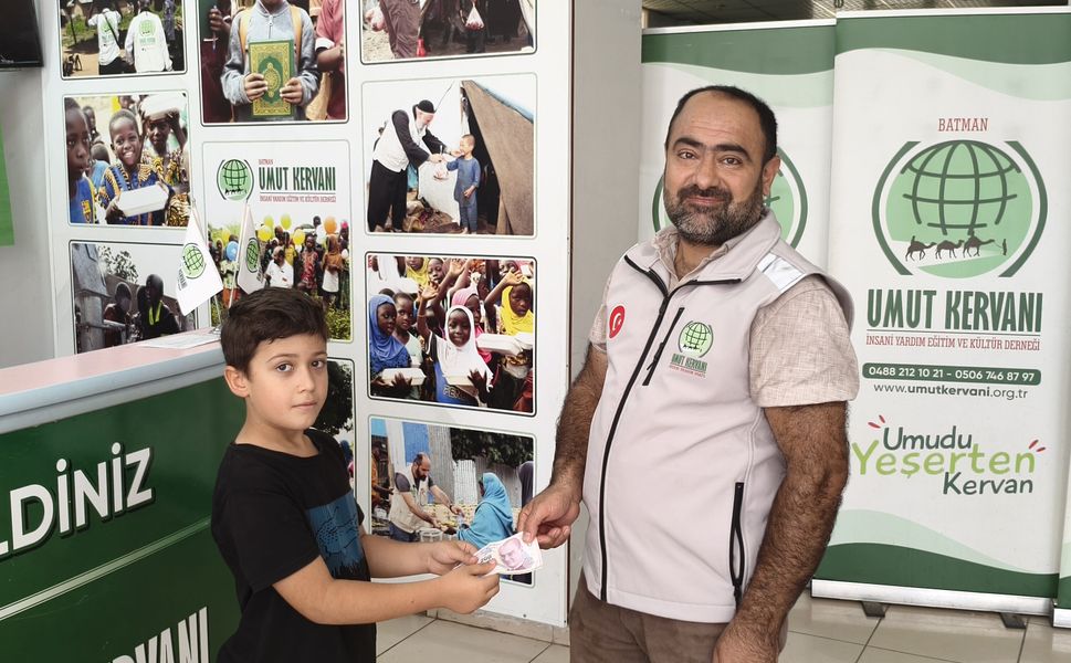 Minik Hasan’dan Gazze'ye Kardeşlik Eli