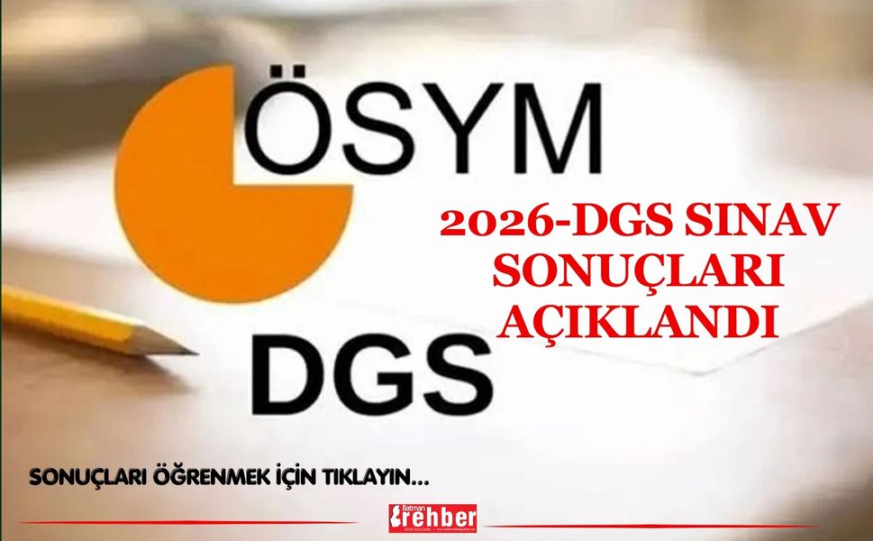 2026-Dgs Sınav Sonuçları Açıklandı