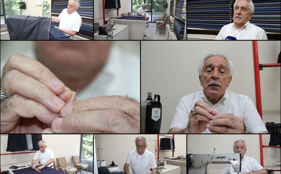 79 yaşında hâlâ ipliği iğneye kendi takıyor: 66 yıllık terzinin meslek aşkı
