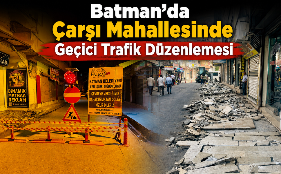 Meydan Mahallesi'nde Trafik Düzenlemesi