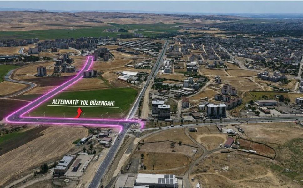 Batman’da Ulaşımı Rahatlatacak Yeni Alternatif Bağlantı Yolu Çalışmaları Başladı