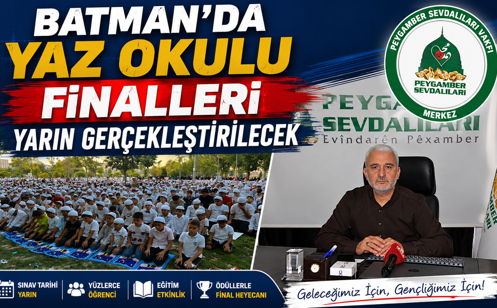 Batman’da Yaz Okulu Finalleri Yarın Gerçekleştirilecek
