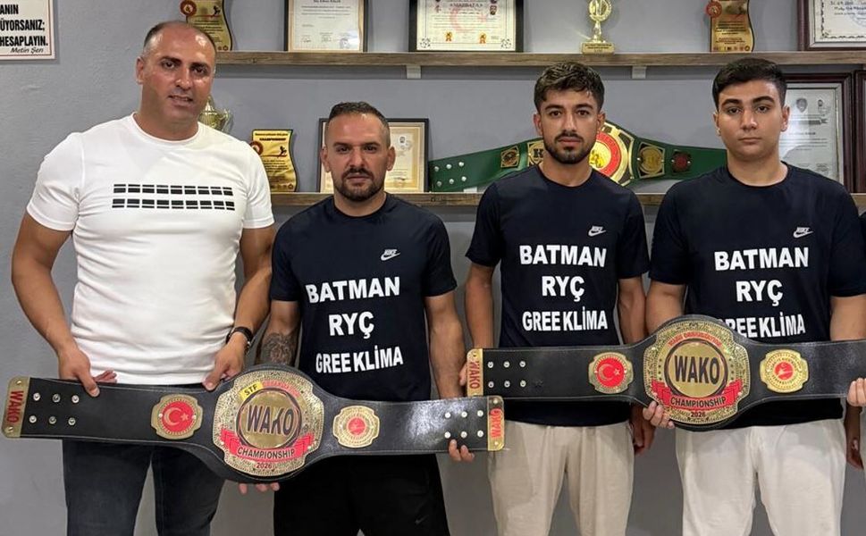 Batmanlı Boksörler Uluslararası Turnuvadan 4 altın kemerle döndü
