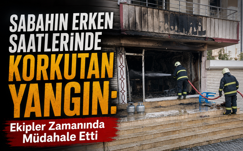 Sabahın Erken Saatlerinde Korkutan Yangın: Ekipler Zamanında Müdahale Etti