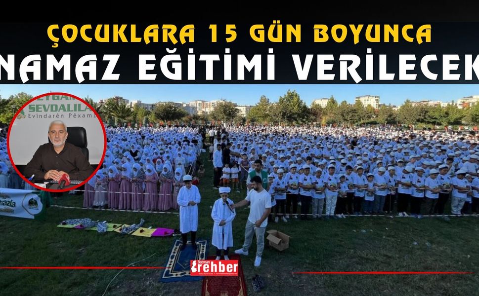 Çocuklara 15 Gün Boyunca Namaz Eğitimi Verilecek