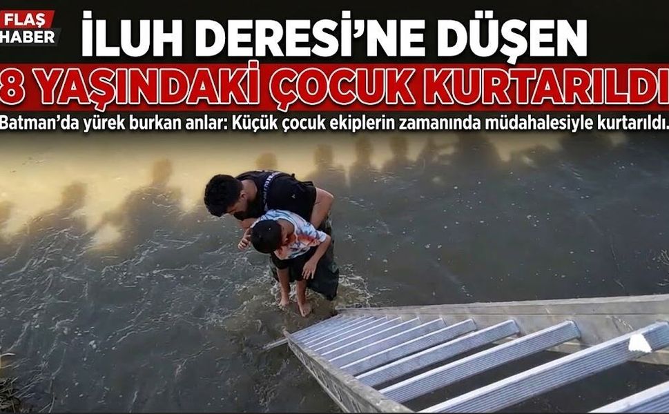 İluh Deresi’ne Düşen 8 Yaşındaki Çocuk Kurtarıldı