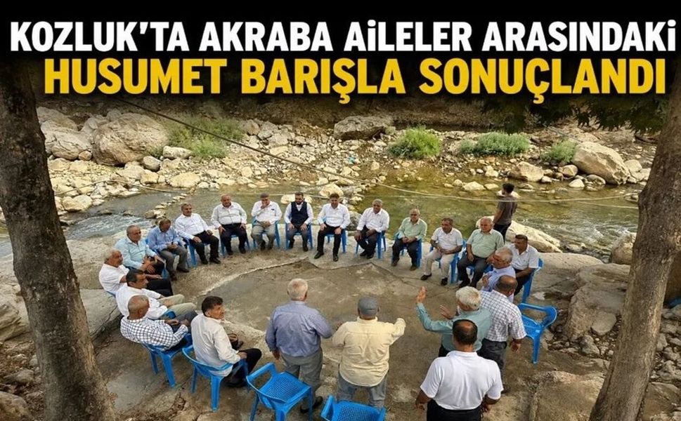 Kozluk’ta Akraba Aileler Arasındaki Husumet Barışla Sonuçlandı