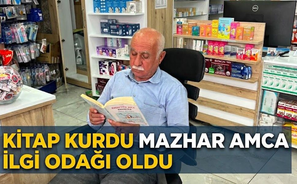 Kitap Kurdu Mazhar Amca İlgi Odağı Oldu