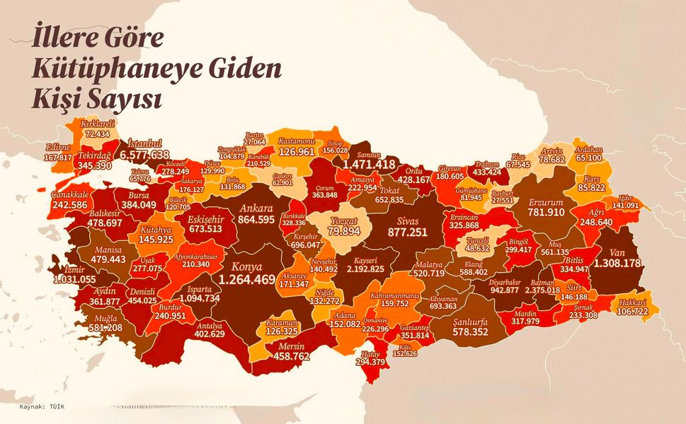 Batman Kütüphane Kullanımında Türkiye İkincisi Oldu