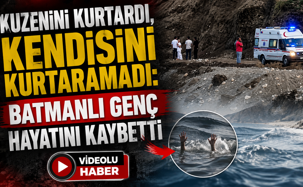 Kuzenini Kurtardı, Kendisini Kurtaramadı: Batmanlı Genç Hayatını Kaybetti