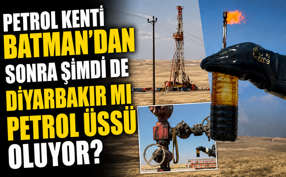 Petrol Kenti Batman’dan Sonra Şimdi de Diyarbakır mı Petrol Üssü Oluyor?