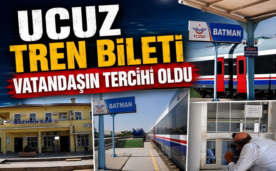 Ucuz Tren Bileti Vatandaşın Tercihi Oldu