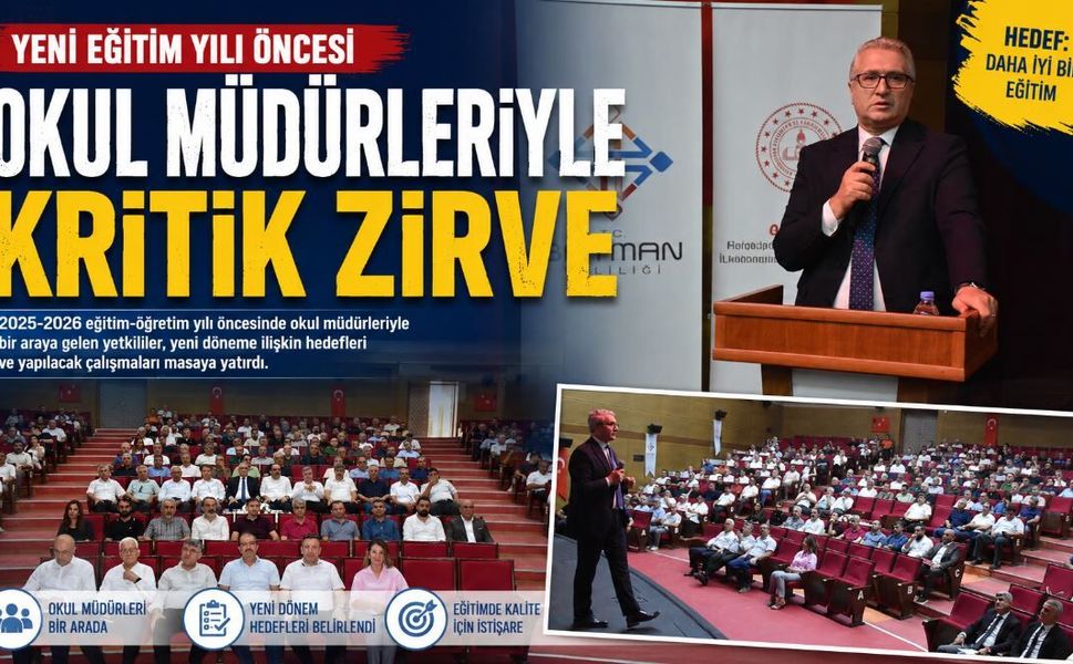 Yeni Eğitim Yılı Öncesi Okul Müdürleriyle Kritik Zirve