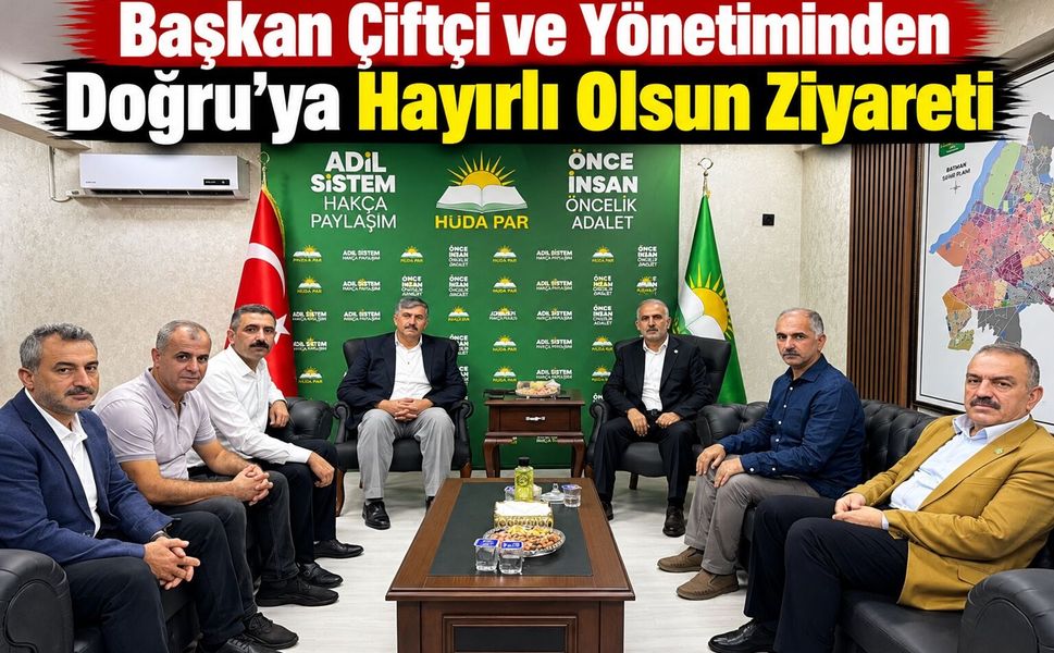 Başkan Çiftçi ve Yönetiminden Doğru’ya Hayırlı Olsun Ziyareti